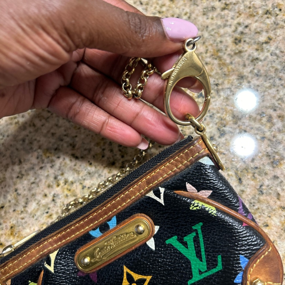 Louis Vuitton Pochette Mila Monogram Multicolor Black - Picture 3 of 6
